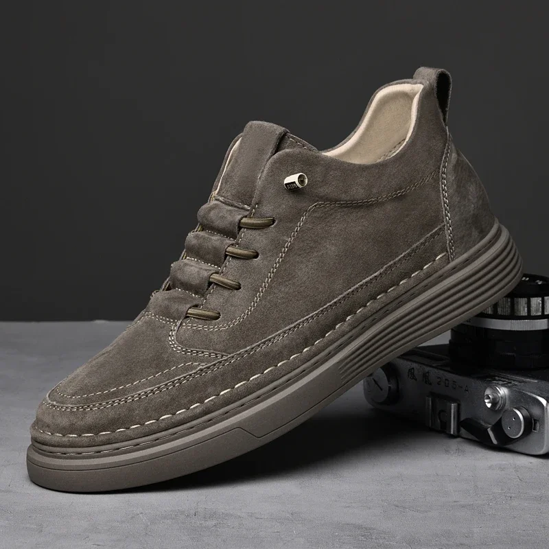 Classic Brand Men's Suede Shoes Autumn Winter High Top Shoes Fashionable Men's Casual Shoes Outdoor Work Shoes Big Size:36-47
Classic Brand Men's Suede Shoes Autumn Winter High Top Shoes Fashionable Men's Casual Shoes Outdoor Work Shoes Big Size:36-47