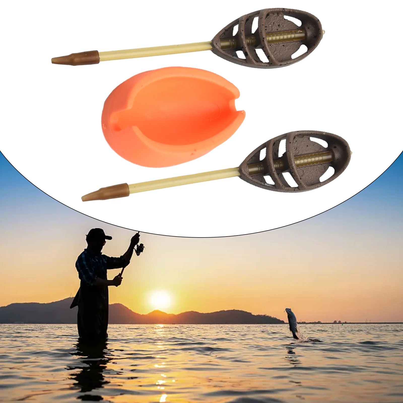 2pcs Carp Fishing Feeder Inline Embed Feeder Carp Quickly Replace Fishing Bait Up Method Feeder Bait Attachment Tools Parts
2pcs Carp Fishing Feeder Inline Embed Feeder Carp Quickly Replace Fishing Bait Up Method Feeder Bait Attachment Tools Parts