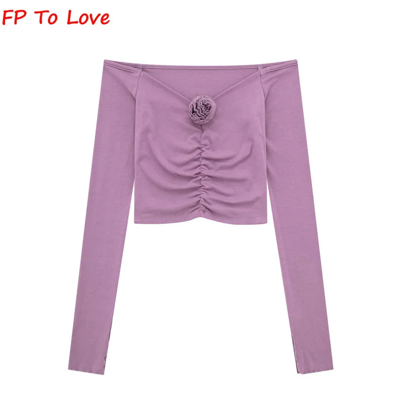 Рубашка с принтом допамина розы, короткий пикантный Топ с длинным рукавом, со складками, пикантная облегающая уличная одежда, розового и белого цвета
Рубашка с принтом допамина розы, короткий пикантный Топ с длинным рукавом, со складками, пикантная облегающая уличная одежда, розового и белого цвета