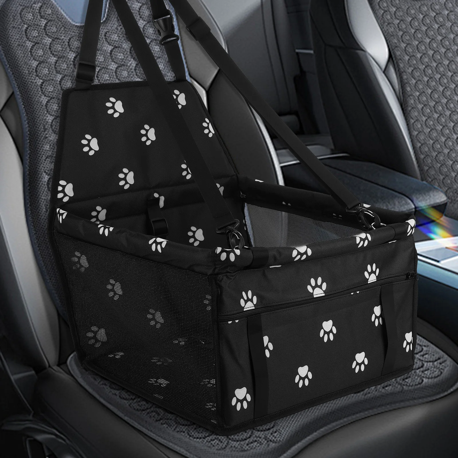 Dog Car Seat Dog Booster Car Seat with Safety Belt Folding Pet Car Seat Breathable Puppy Travel Carrier for Outdoor Travel: 3 - 5 Days Free Delivery Only UK Dog Car Seat Dog Booster Car Seat with Safety Belt Folding Pet Car Seat Breathable Puppy Travel Carrier for Outdoor Travel: 3 - 5 Days Free Delivery Only UK