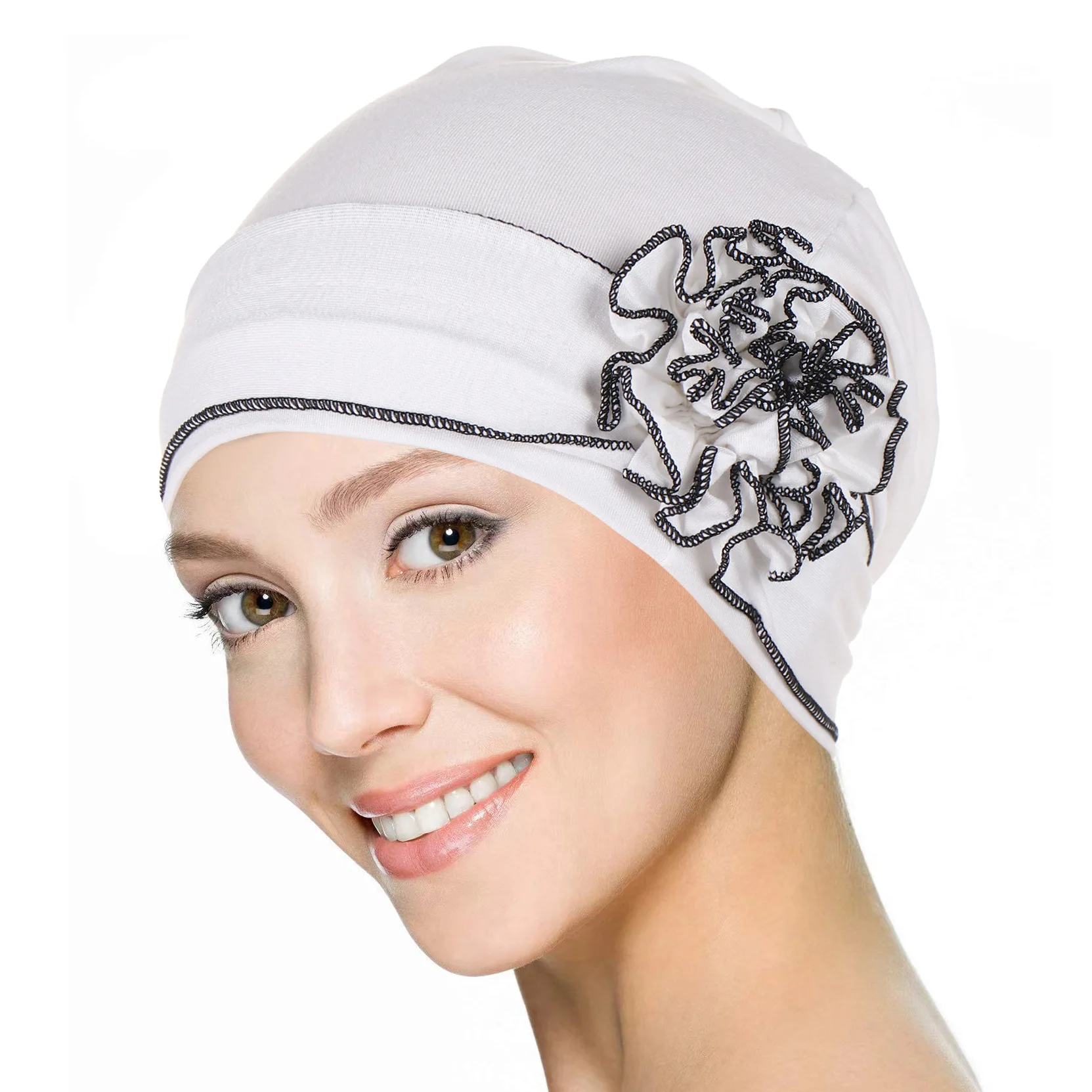 

New Flower Turban Women Muslim Hijab Beanies Bonnet Inner Hats Chemo Cap Hair Loss Headscarf Cancer Hats Headwear Turbante Mujer