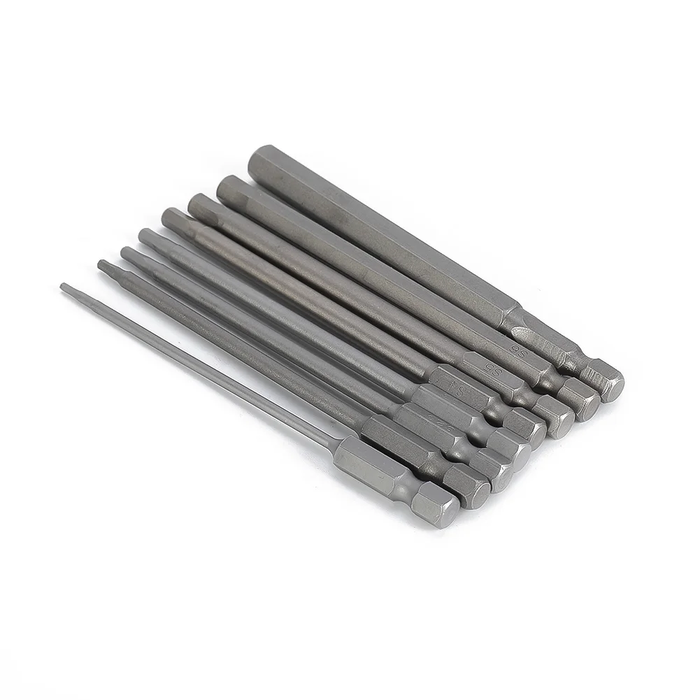 8pcs Hex Head Bit Hex Head Wrench Drill Bits 100mm SAE Metric Electric Hexagonal Bit Screwdriver Socket Bit Power Tool Part
8pcs Hex Head Bit Hex Head Wrench Drill Bits 100mm SAE Metric Electric Hexagonal Bit Screwdriver Socket Bit Power Tool Part