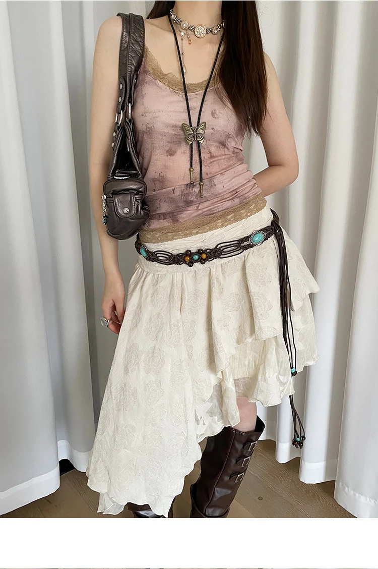 Vintage Beaded Waist Belt - Bohemian Woven Ethnic Accent for Skirts & Dresses 7 S64f53140ddaa4716bd48a57e6757acb9u