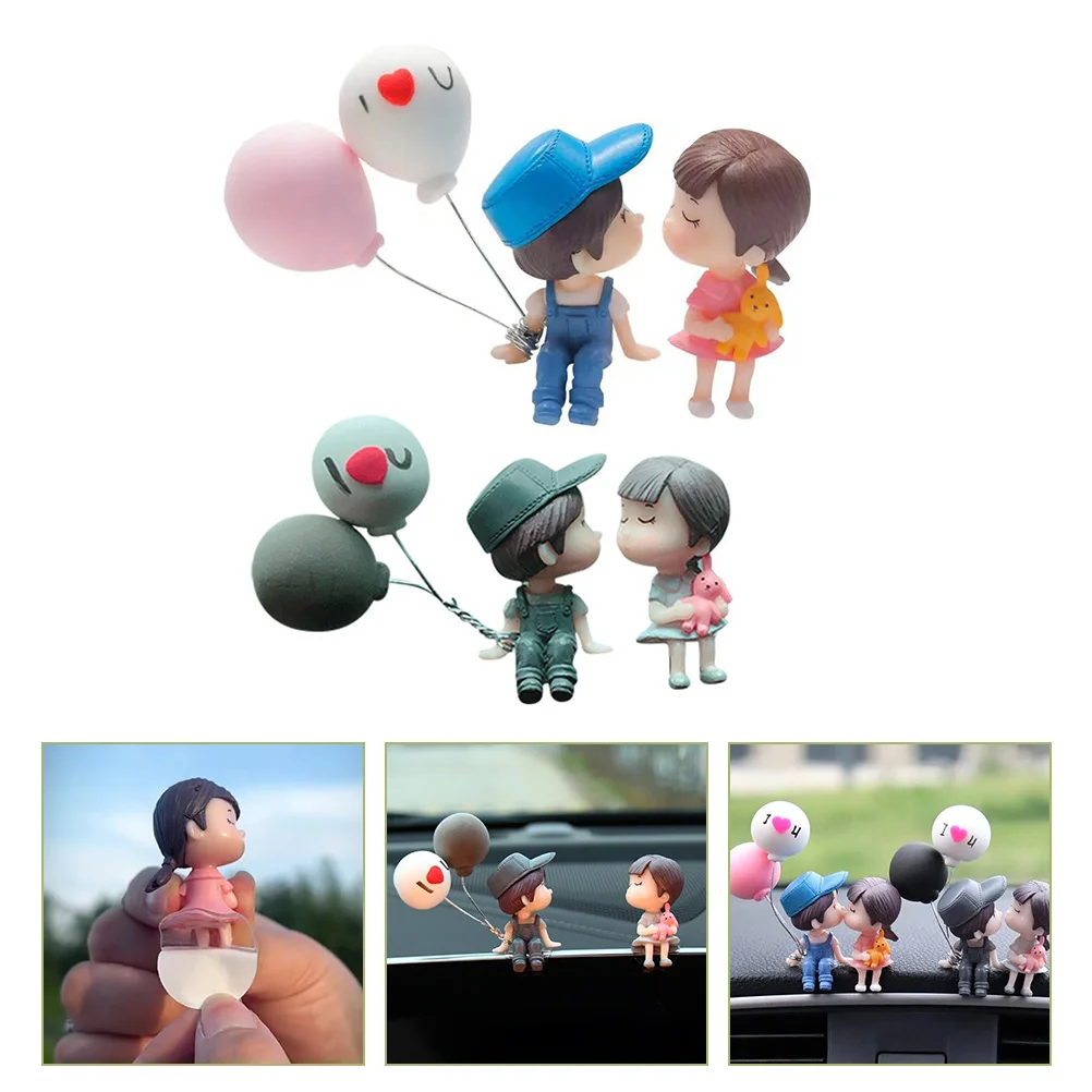 2 Pairs Valentine Day Car Couple Ornament Figurines Romantic Valentinesday Plastic Crafts Valentine's Gift Cartoon Plushie 
2 Pairs Valentine Day Car Couple Ornament Figurines Romantic Valentinesday Plastic Crafts Valentine's Gift Cartoon Plushie