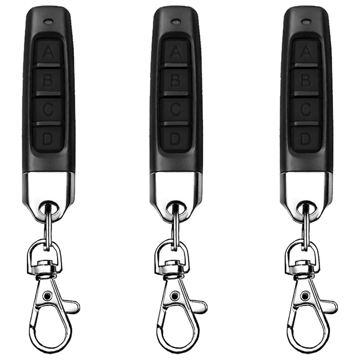 3Pcs 433MHz Copy Remote Opener,Universal Garage Door Controller Wireless Cloning Key Fob 4In1 Remote Control Duplicator
3Pcs 433MHz Copy Remote Opener,Universal Garage Door Controller Wireless Cloning Key Fob 4In1 Remote Control Duplicator