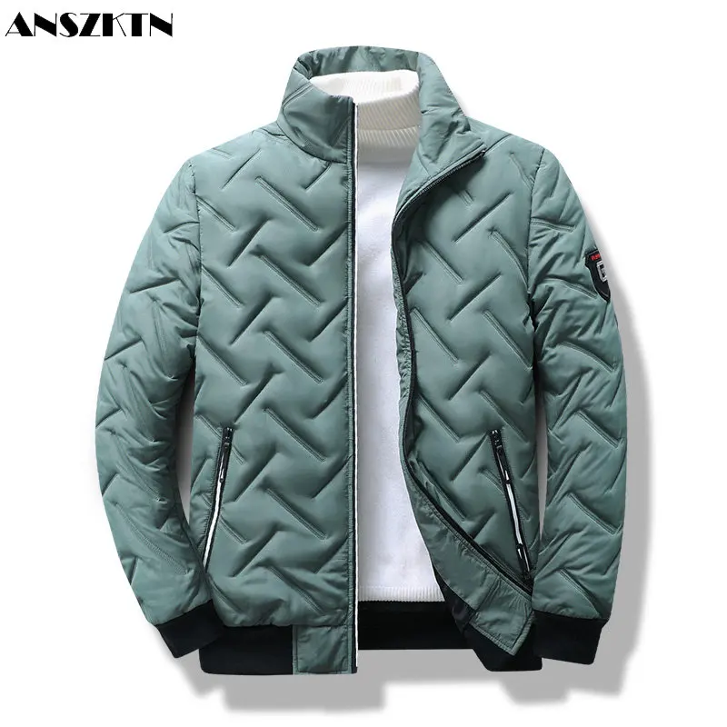 ANSZKTN Men's autumn and winter new cotton coat trend short stand-up collar light down jacket
ANSZKTN Men's autumn and winter new cotton coat trend short stand-up collar light down jacket