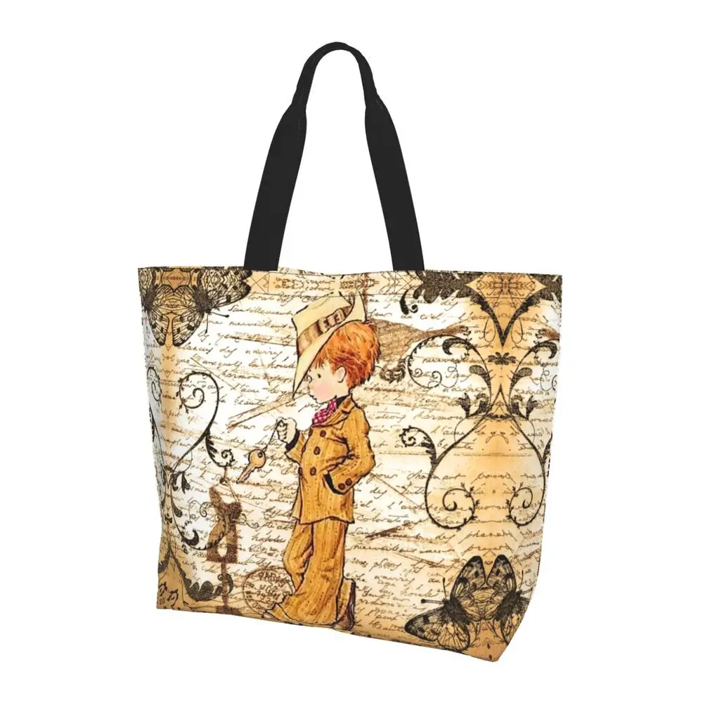 Custom Kawaii Sarah Kay Shopping Canvas Bags Women Portable Large Capacity Groceries Girl Roses And Watering Tote Shopper Bags 36 S64fb368a8bb54fcbbabbd6f238082aa4b