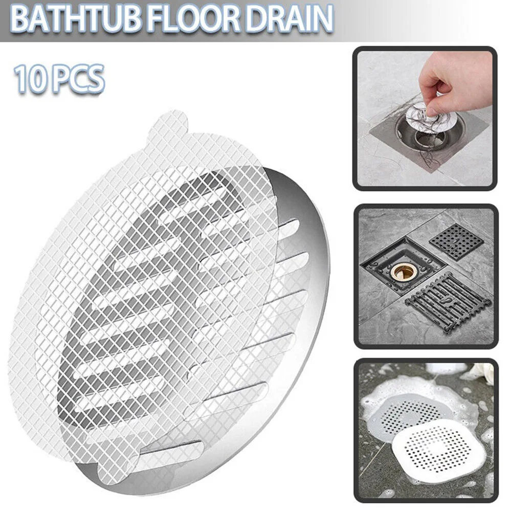 10Pcs Anti-blocking Filter Screen Disposable Floor Drain Sticker Hair Catcher Drain Stopper Cover Kitchen Bathroom Accessories
10Pcs Anti-blocking Filter Screen Disposable Floor Drain Sticker Hair Catcher Drain Stopper Cover Kitchen Bathroom Accessories