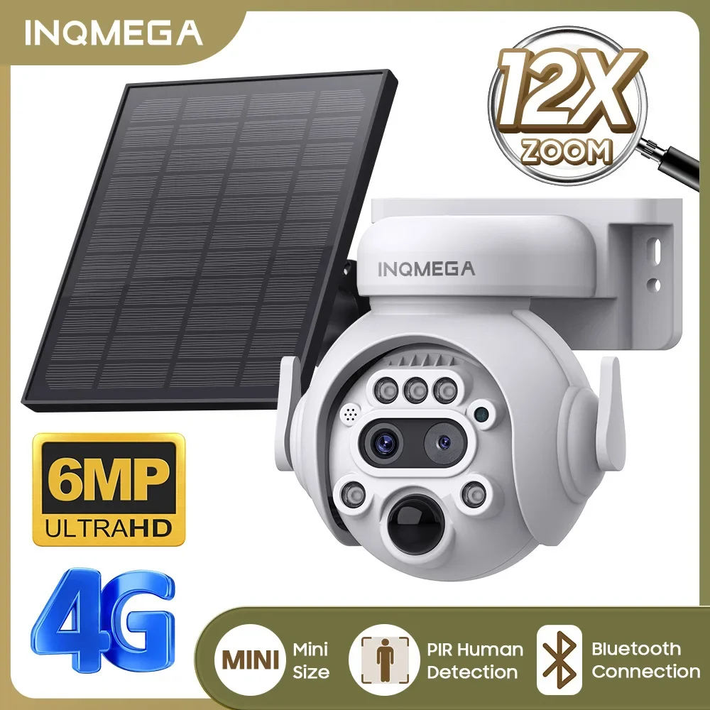 4G Solar Camera 6MP HD Full Color Camera 12x Zoom Outdoor Solar Monitoring Ball Machine
4G Solar Camera 6MP HD Full Color Camera 12x Zoom Outdoor Solar Monitoring Ball Machine