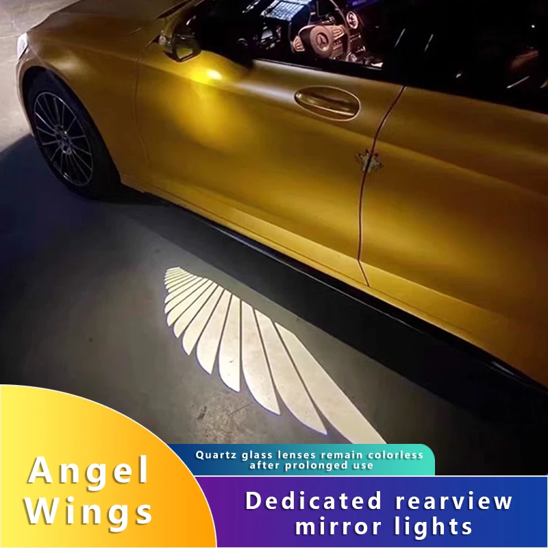 Dynamic Projection Lamp White Decoration Car Welcome Light Automatically Turn On And Off Ambient Lamps Car Angel Winged Lights
Dynamic Projection Lamp White Decoration Car Welcome Light Automatically Turn On And Off Ambient Lamps Car Angel Winged Lights