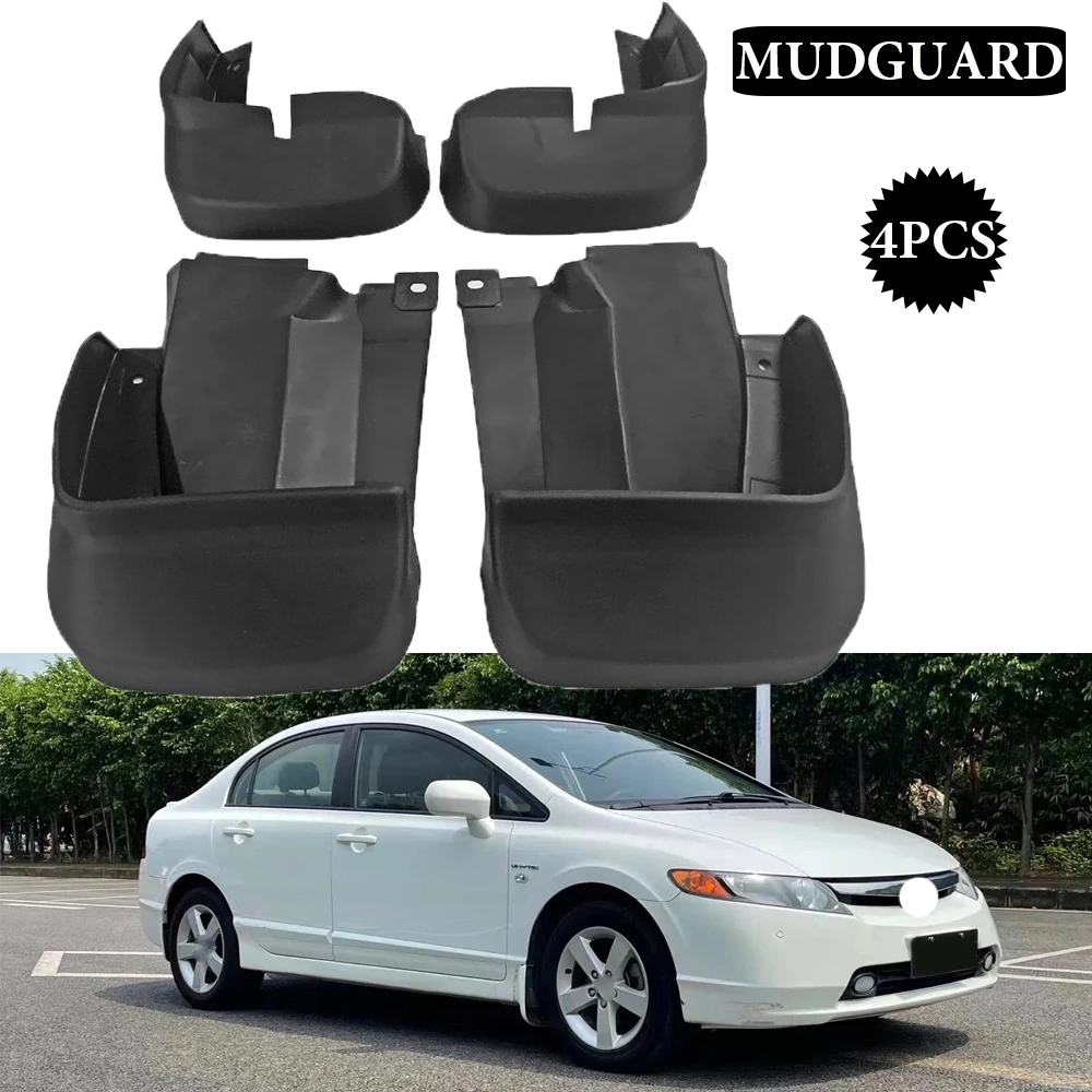 New MudFlaps For Honda Civic 2006-2011 models Mud Flap Splash Guard Mudguards Front Rear Fender Auto Styline Car Accessories
New MudFlaps For Honda Civic 2006-2011 models Mud Flap Splash Guard Mudguards Front Rear Fender Auto Styline Car Accessories