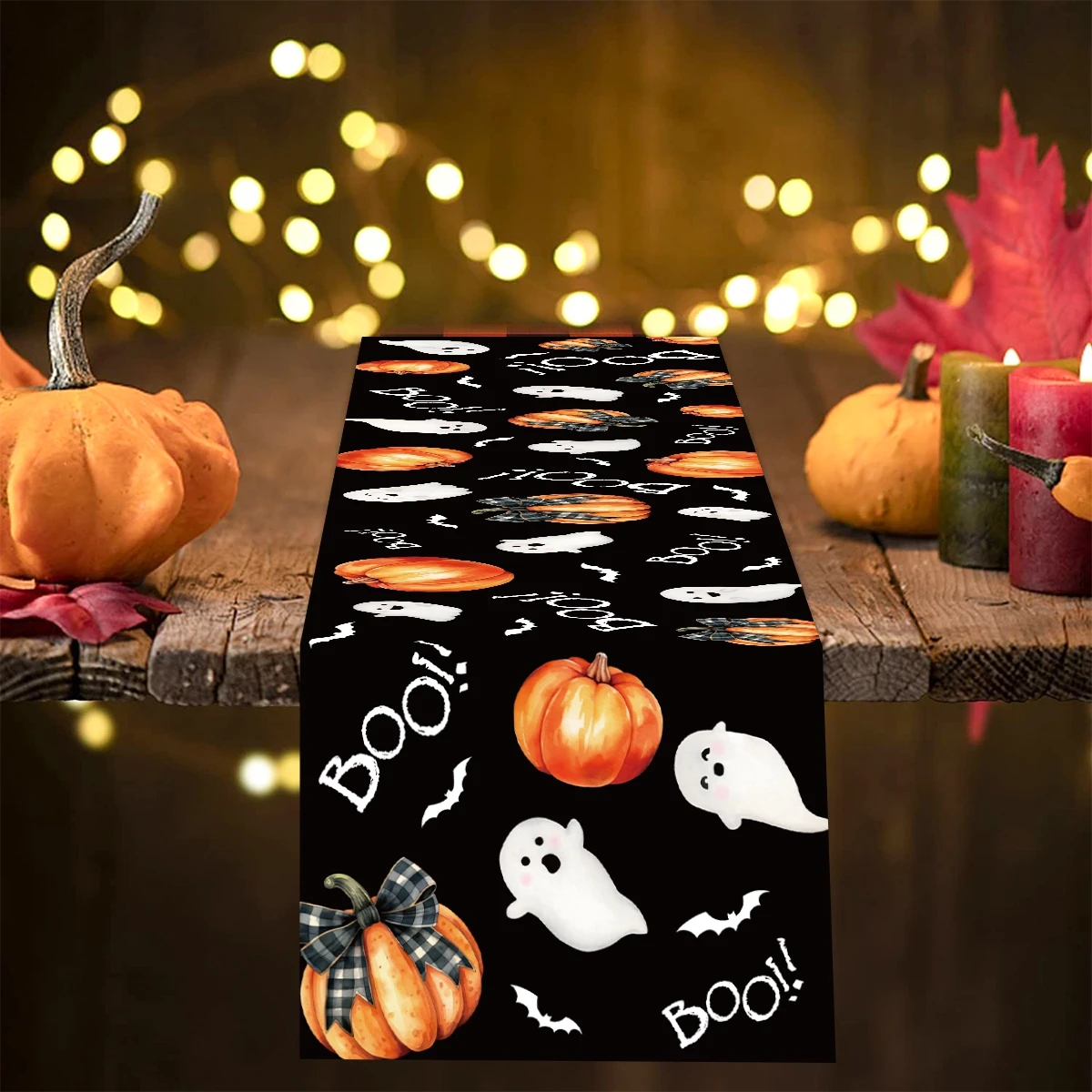 Halloween Table Runner Pumpkins Ghost Happy Halloween Table Decor Scary Table Cover Birthday Holiday Family Party Supplies
Halloween Table Runner Pumpkins Ghost Happy Halloween Table Decor Scary Table Cover Birthday Holiday Family Party Supplies