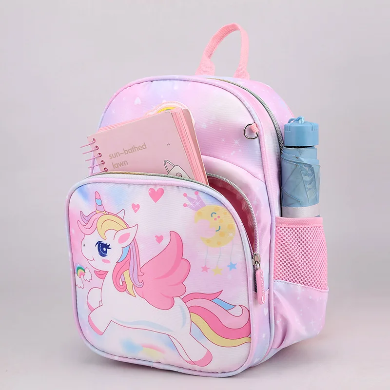 Unicorn Pink Rainbow Schoolbag For Girls Unicorn Pink Rainbow Schoolbag For Girls