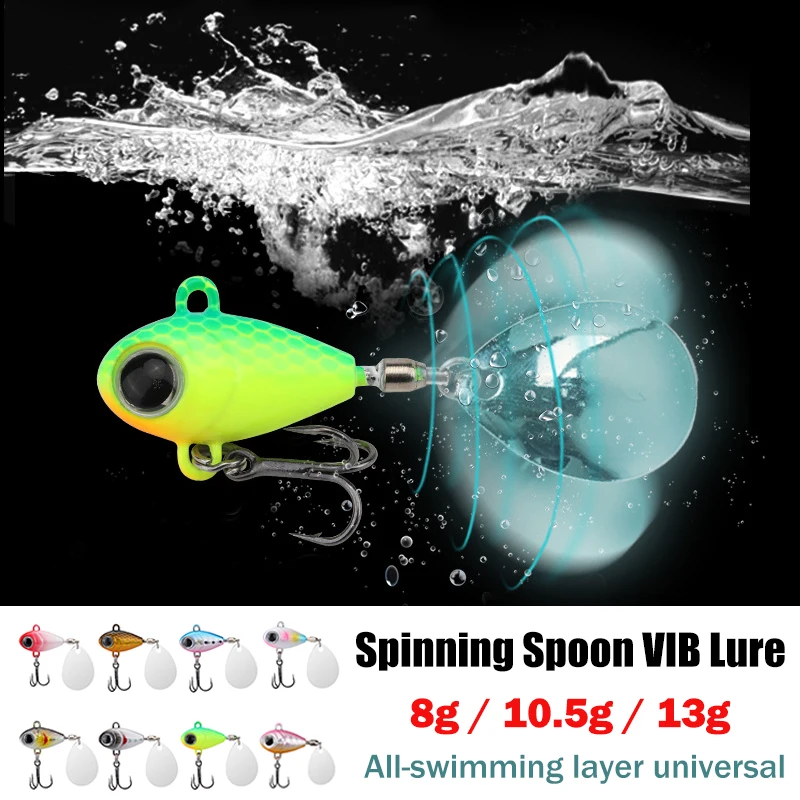 10pcs Bionic Hard Bait Spinner Baits Metal Jig Sinking VIB Rotating Lures Sea Fishing Tackle Bass Carp Spoon Wobbler Buzzbait
10pcs Bionic Hard Bait Spinner Baits Metal Jig Sinking VIB Rotating Lures Sea Fishing Tackle Bass Carp Spoon Wobbler Buzzbait