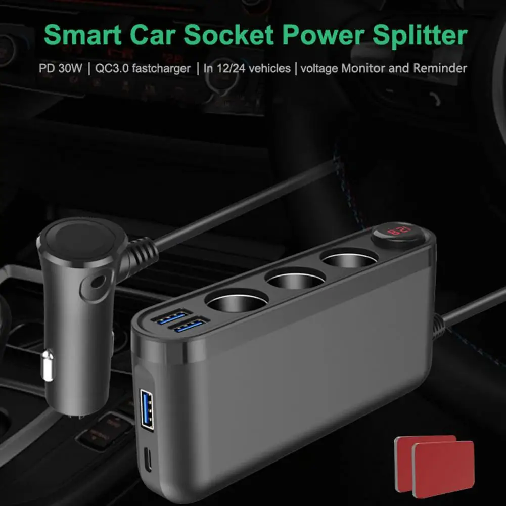Car Charger Adapter Excellent Durable Portable 3 in 1 Cigarette Igniter Adapter for Car USB Car Charger Car Charger
Car Charger Adapter Excellent Durable Portable 3 in 1 Cigarette Igniter Adapter for Car USB Car Charger Car Charger