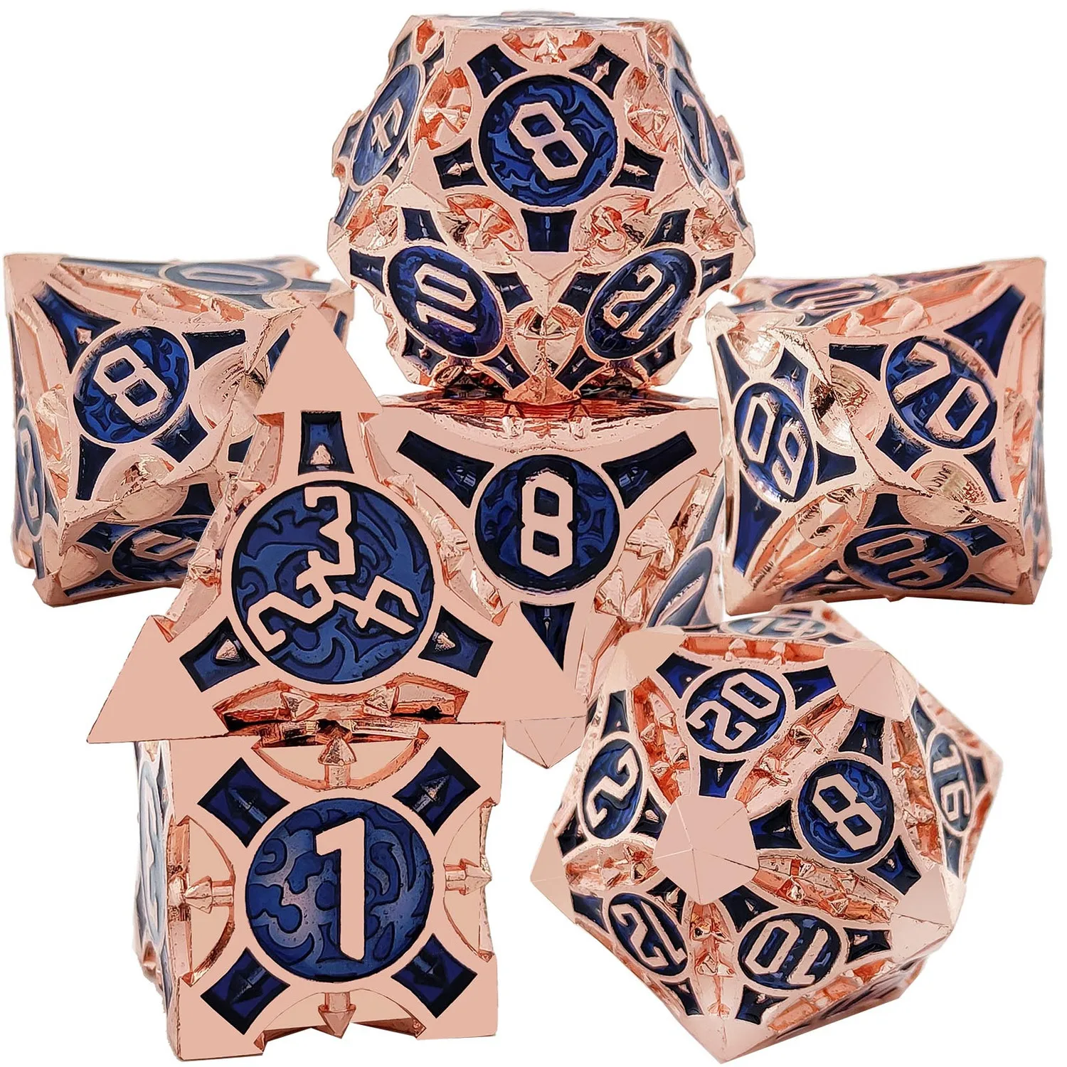 DND Metal Dice Set,7 PCS Zinc Alloy D&D Dice Set with Gift Case for Dungeons and Dragons D&D
DND Metal Dice Set,7 PCS Zinc Alloy D&D Dice Set with Gift Case for Dungeons and Dragons D&D