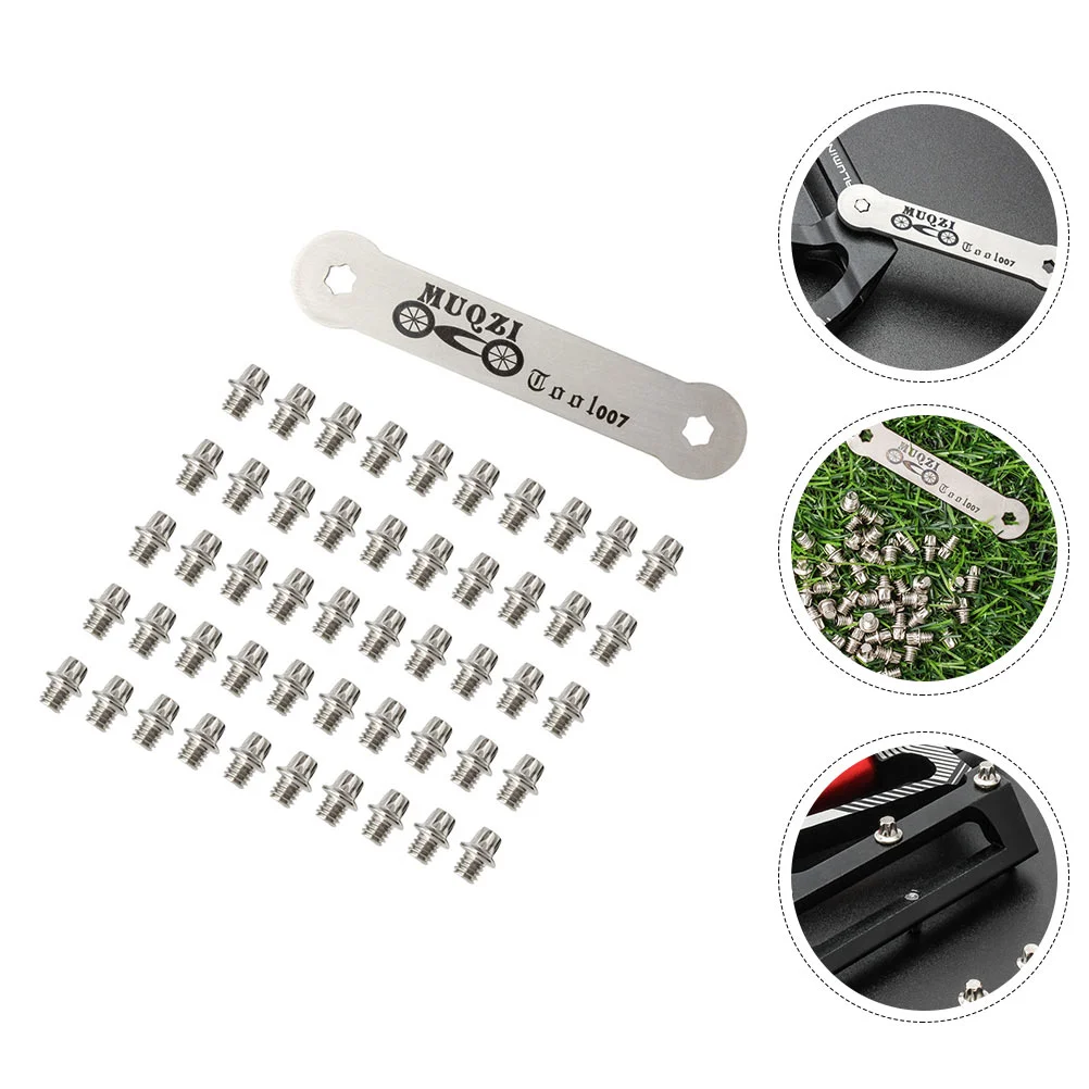 Pedal Bike Skid Anti Cycling Screws Fastener Bolts Screw Parts Nails Cleat Accessories Proof Wrench Repair Tool Bolt Nail Pedals
Pedal Bike Skid Anti Cycling Screws Fastener Bolts Screw Parts Nails Cleat Accessories Proof Wrench Repair Tool Bolt Nail Pedals