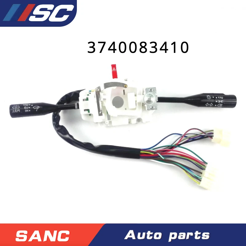 Auto Parts Combination Switch Headlight Wiper For Suzuki Samurai 1985-1995 OEM 37400-83410 3740083410 37400-61A21 37400-80521
Auto Parts Combination Switch Headlight Wiper For Suzuki Samurai 1985-1995 OEM 37400-83410 3740083410 37400-61A21 37400-80521