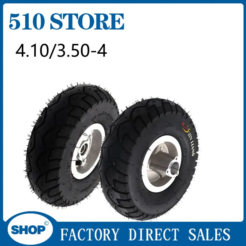 10 Inch 4.10/3.50-4 wheel Outer Tires Inner Tube with hub Fit Electric Tricycle Trolley Scooter Warehouse Car 
10 Inch 4.10/3.50-4 wheel Outer Tires Inner Tube with hub Fit Electric Tricycle Trolley Scooter Warehouse Car