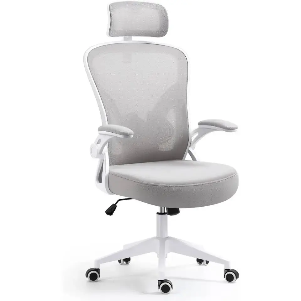 

Игровой стул, компьютерное кресло, эргономичное компьютерное кресло с мягкими подлокотниками, офисные стулья с функцией наклона, серый геймер
