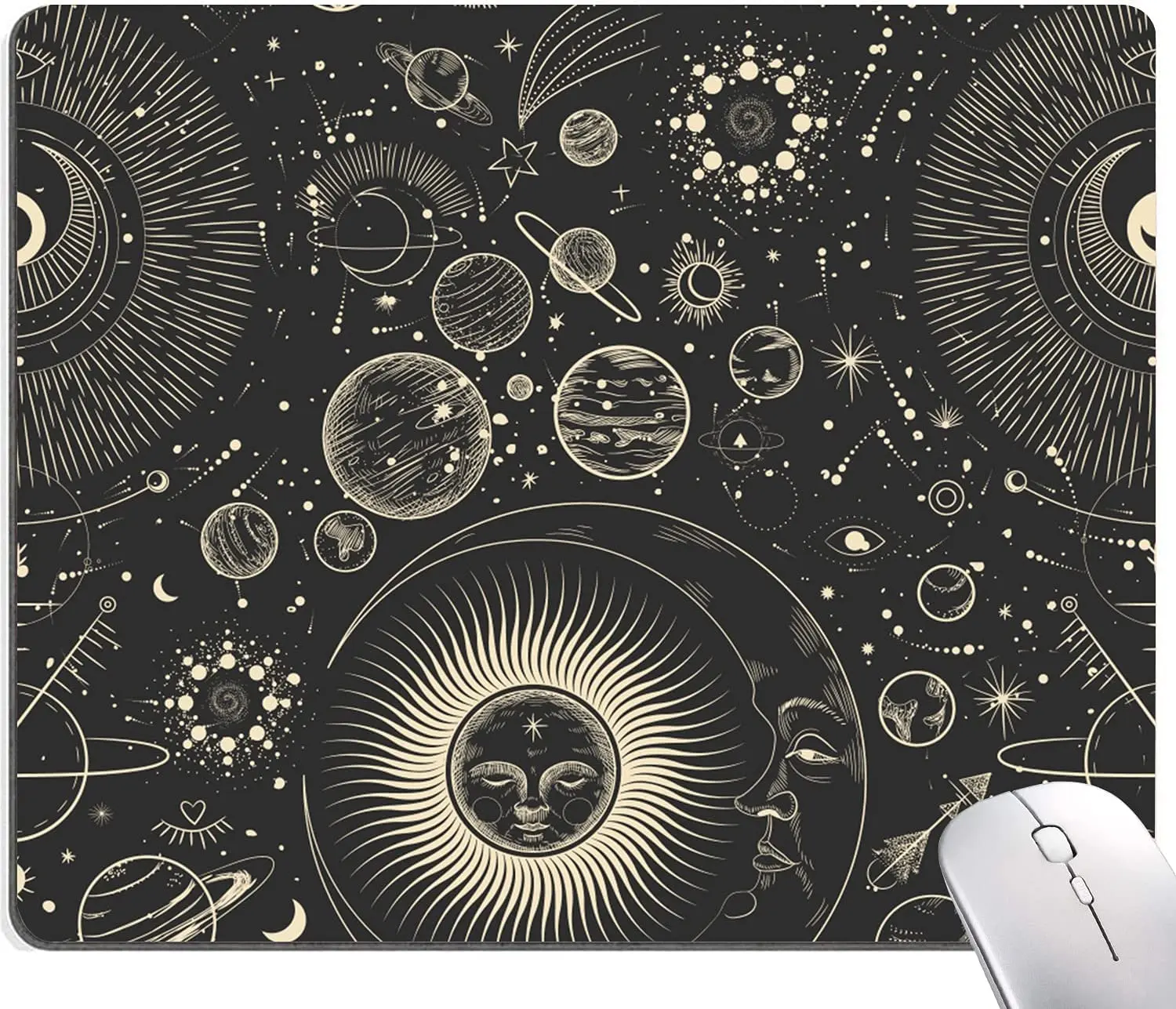 Moon Sun Mouse Pad Rectangle Custom Designs Waterproof Anti-Slip Rubber Mousepad Office Accessories Desk Decor for Computers
Moon Sun Mouse Pad Rectangle Custom Designs Waterproof Anti-Slip Rubber Mousepad Office Accessories Desk Decor for Computers