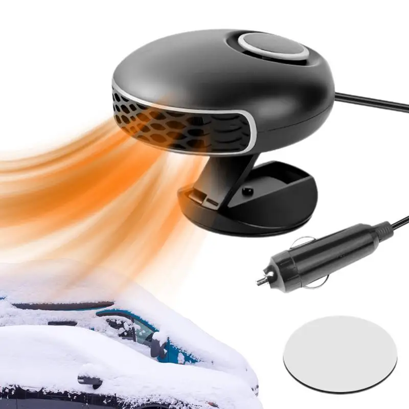 

Car Heater For Winter Fast Heating Defrost Defogger Auto Windscreen Fan Portable Rotatable Windscreen Defogger Window Defroster