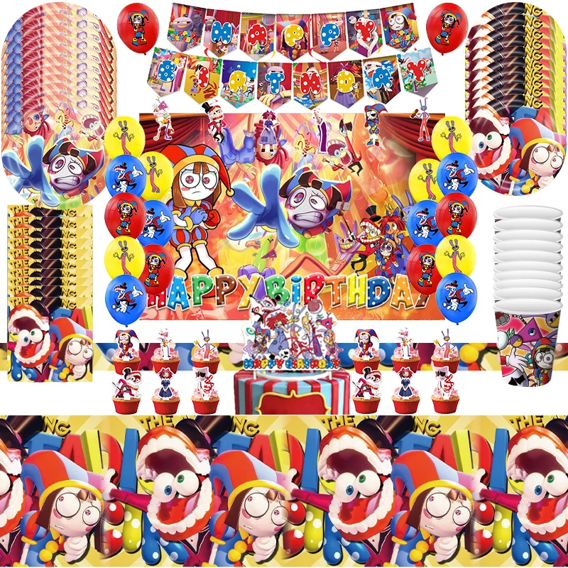 The Amazing Digital Birthday Party Decoration Balloon Banner Cake Topper Amazing Digital Tableware Party Supplies Baby Shower
The Amazing Digital Birthday Party Decoration Balloon Banner Cake Topper Amazing Digital Tableware Party Supplies Baby Shower