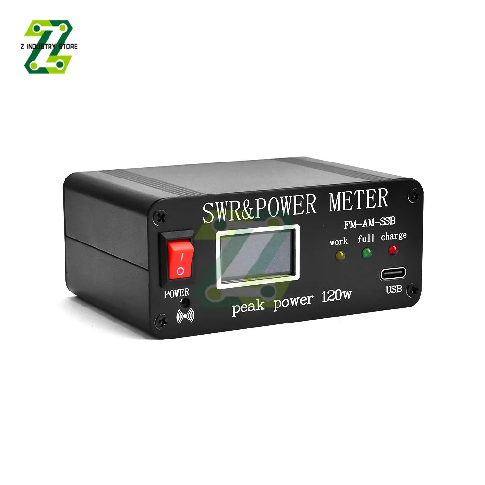 1.8MHz-50 MHz 0.5W-120W SWR HF Short Wave Standing Wave Meter SWR Power Meter OLED FM AM CW SSB With Battery
1.8MHz-50 MHz 0.5W-120W SWR HF Short Wave Standing Wave Meter SWR Power Meter OLED FM AM CW SSB With Battery
