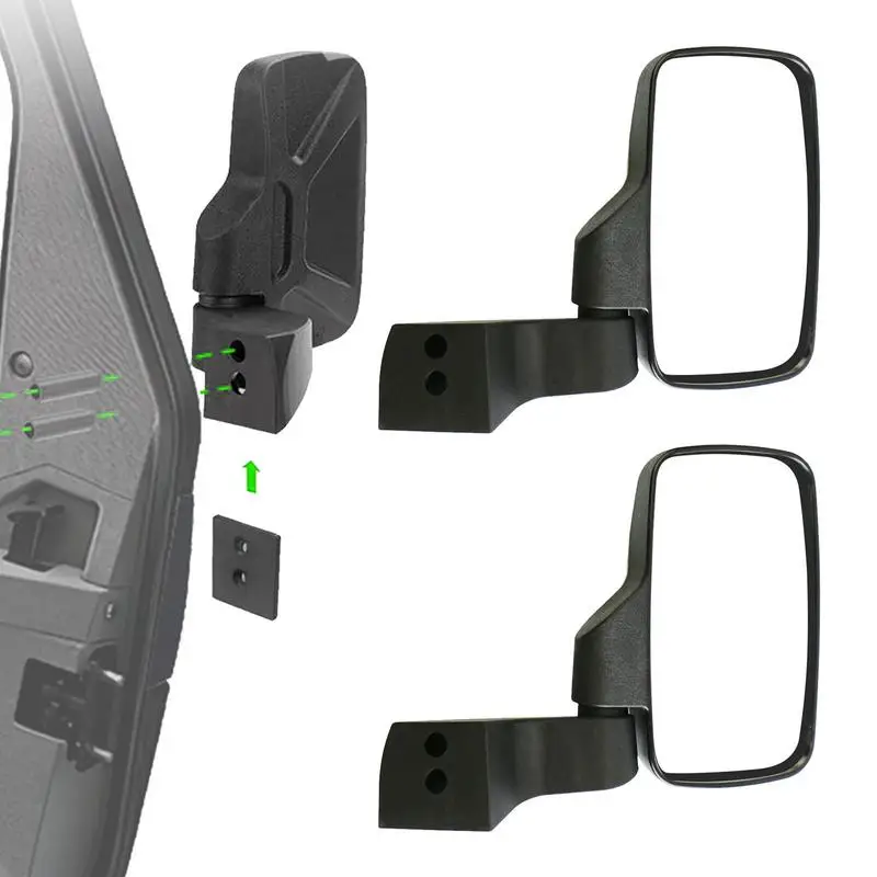 UTV Side Rear View Mirror Convex Adjustable Rear View Side Mirrors Adjustable Universal 180 Degree Rotation Powersports Wide
UTV Side Rear View Mirror Convex Adjustable Rear View Side Mirrors Adjustable Universal 180 Degree Rotation Powersports Wide