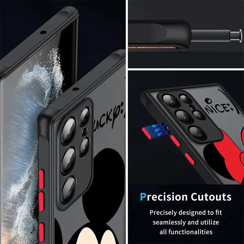 Mickey Minnie Mouse Cartoon Phone Case For Samsung Galaxy S24 Case S23 Ultra S22 S21 S20 FE S10 Plus For S24 Note 20 Ultra Cover Mickey Minnie Mouse Cartoon Phone Case For Samsung Galaxy S24 Case S23 Ultra S22 S21 S20 FE S10 Plus For S24 Note 20 Ultra Cover
