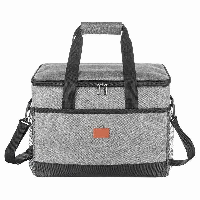 

Переносной теплоизолированный Ланч-бокс WEYOUNG 33 л, сумка для работы и студентов, сумка для пикника, автомобильный холодильник, 1 шт., серая розничная продажа