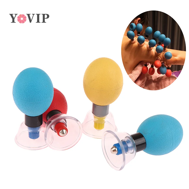 

1PC Anti Cellulite Massage Vacuum Cupping Cups Rubber Head Chinese Cupping Magnetic Therapy Face Body Suction Cup Cans