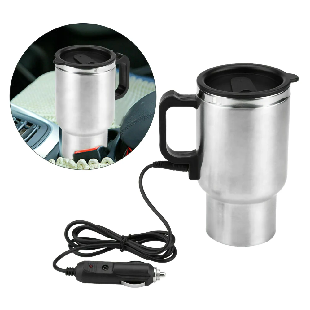 Vehicle Heating Cup 500ML 12V Car Vehicle Heating Stainless Steel Water Cup Kettle Coffee Heated Mug Stainless Steel Accessories
Vehicle Heating Cup 500ML 12V Car Vehicle Heating Stainless Steel Water Cup Kettle Coffee Heated Mug Stainless Steel Accessories