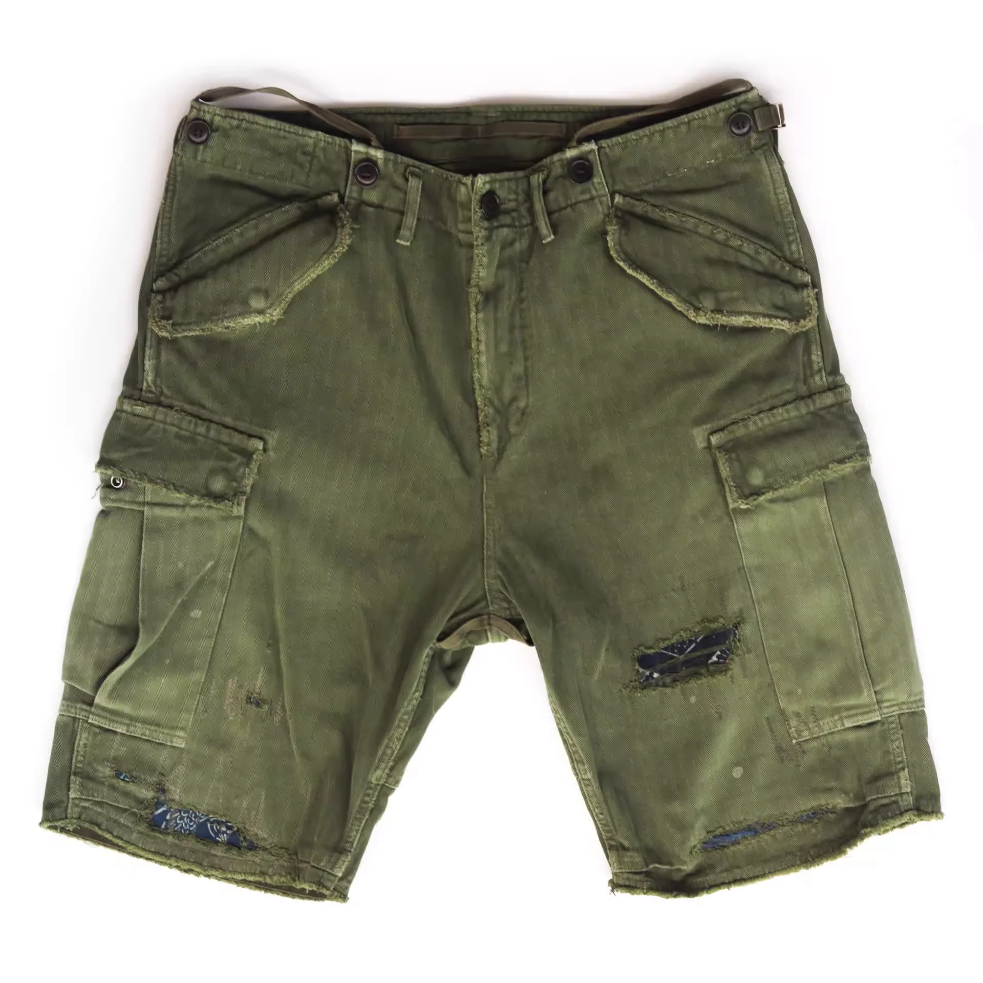Visvim 20ss Jumbo Nakamura limited Japanese casual trendy loose ancient cloth destroyed overalls shorts
Visvim 20ss Jumbo Nakamura limited Japanese casual trendy loose ancient cloth destroyed overalls shorts