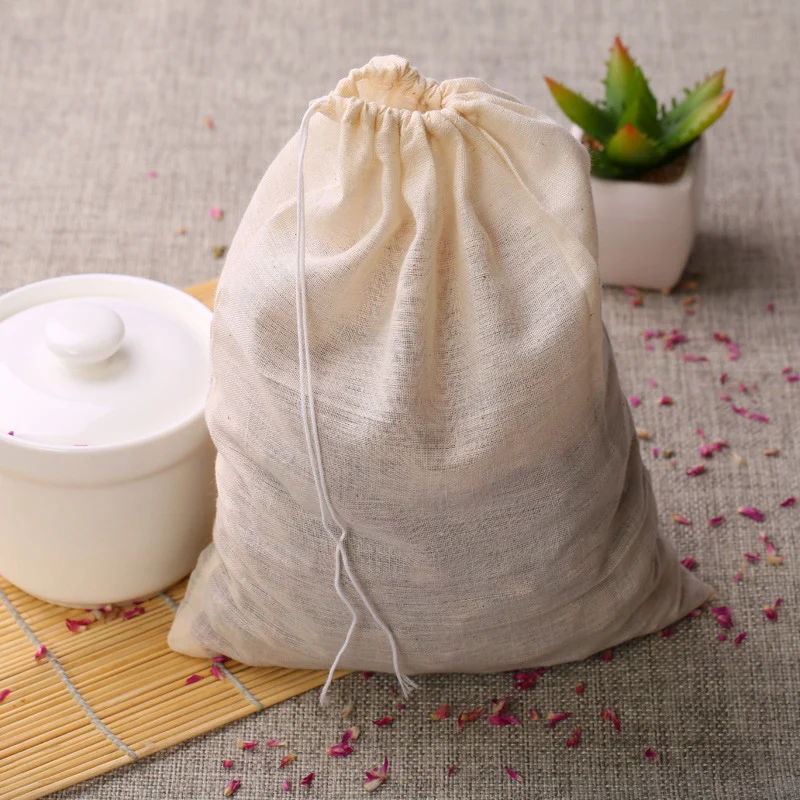 50pcs Filter Bags Big Size Cotton Gauze Bag Reusable Food Filter Mesh Bag Teabags Drawstring Bag Tea Accessories Kitchen Tools
50pcs Filter Bags Big Size Cotton Gauze Bag Reusable Food Filter Mesh Bag Teabags Drawstring Bag Tea Accessories Kitchen Tools