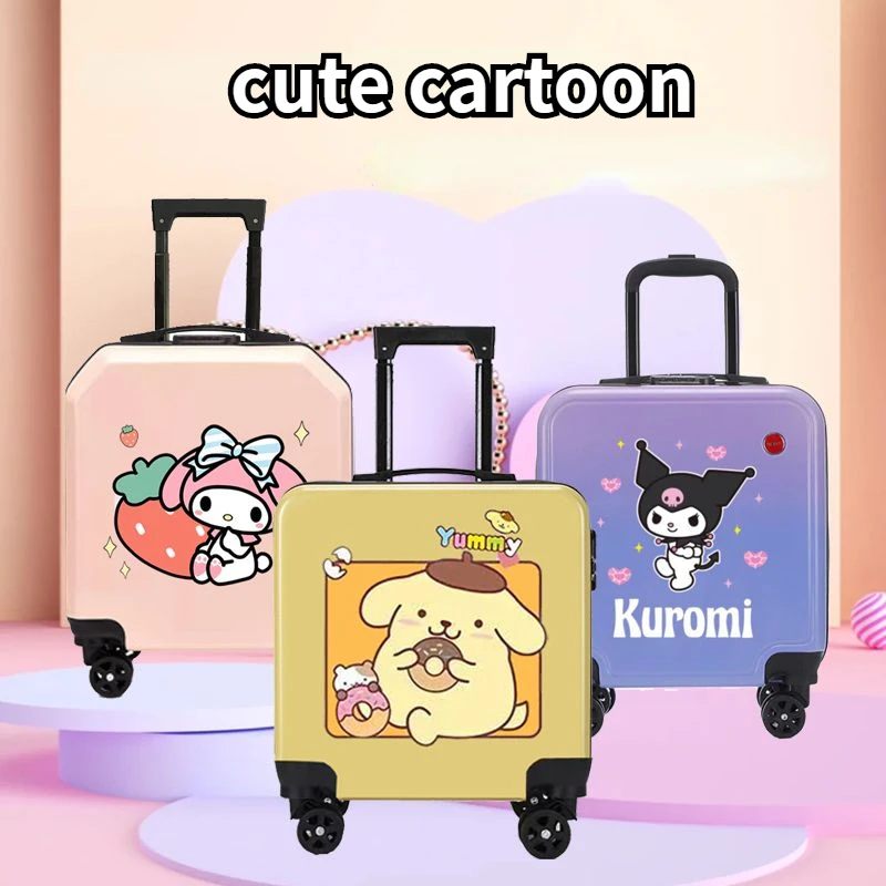 Children's Trolley Case Female Suitcase Kuromi Sanrio Hellokitty Cartoon Password Suitcase Cute Luggage Maletas De Viaje
Children's Trolley Case Female Suitcase Kuromi Sanrio Hellokitty Cartoon Password Suitcase Cute Luggage Maletas De Viaje