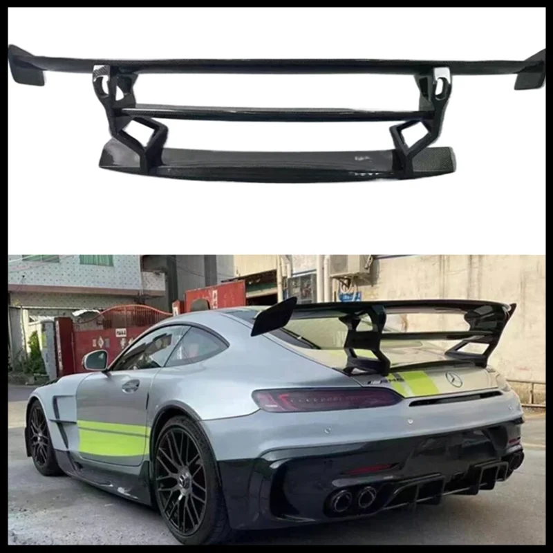 Спойлер из углеродного волокна для Mercedes Benz AMG GT GTS GTC GTR 2015-2023, заднее крыло багажника
Спойлер из углеродного волокна для Mercedes Benz AMG GT GTS GTC GTR 2015-2023, заднее крыло багажника