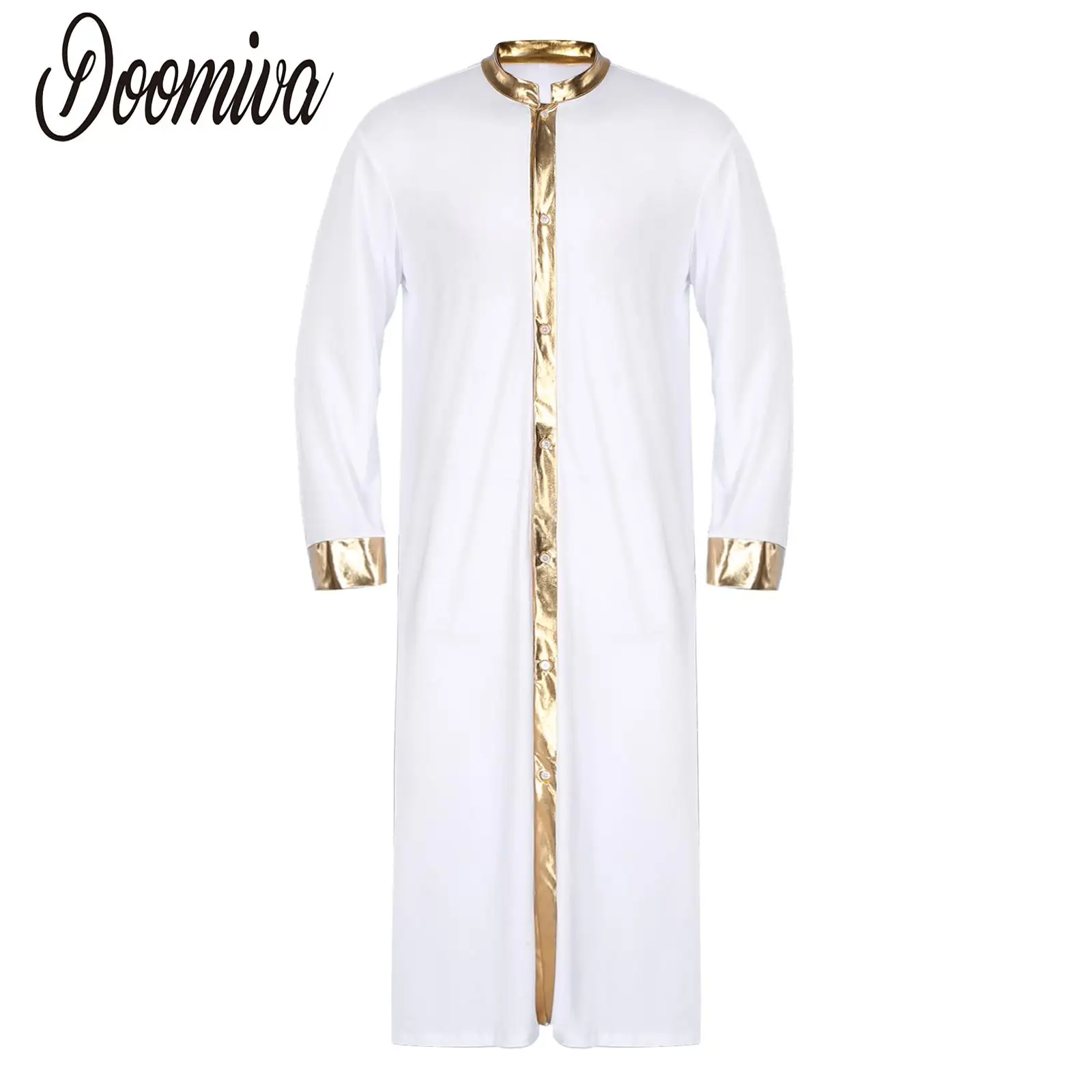Men Choir Robe Liturgical Praise Performance Dance Costume Metallic Shiny Worship Long Robe Praise Dancewear Pastor Role Play
Men Choir Robe Liturgical Praise Performance Dance Costume Metallic Shiny Worship Long Robe Praise Dancewear Pastor Role Play