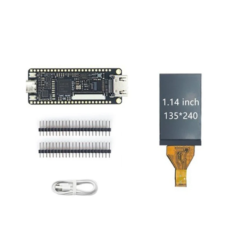 For Tang Nano 9K FPGA Gaoyun GW1NR-9 RISC-V RV -Compatible Development Board+1.14 Inch SPI Screen+2.54Mm Pin Header
For Tang Nano 9K FPGA Gaoyun GW1NR-9 RISC-V RV -Compatible Development Board+1.14 Inch SPI Screen+2.54Mm Pin Header