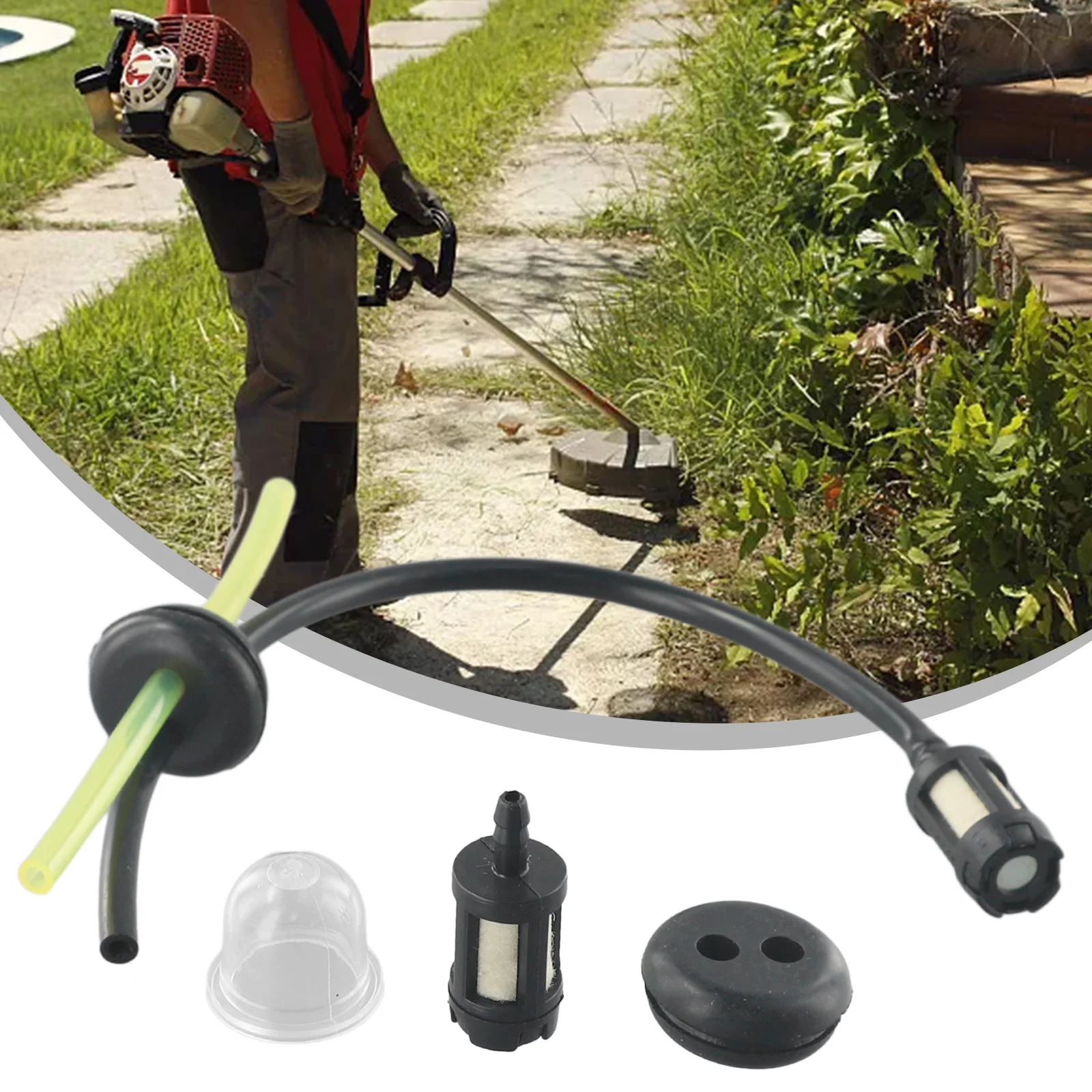 Outdoor Fuel Hose Set Garden Fuel Hose Pipe Filter Primer & Gromett Strimmer Hedge Pipe Filter Set High Quality
Outdoor Fuel Hose Set Garden Fuel Hose Pipe Filter Primer & Gromett Strimmer Hedge Pipe Filter Set High Quality