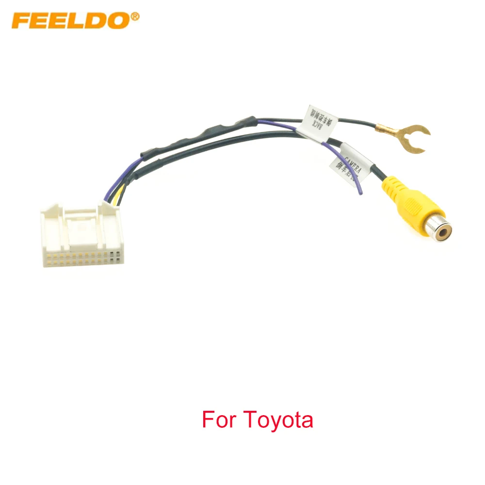 

Car 20-pin Reverse Camera Video Input Adapter Wiring Cable Use For Toyota Original Head Unit Retrofitting Auto Reverse Camera