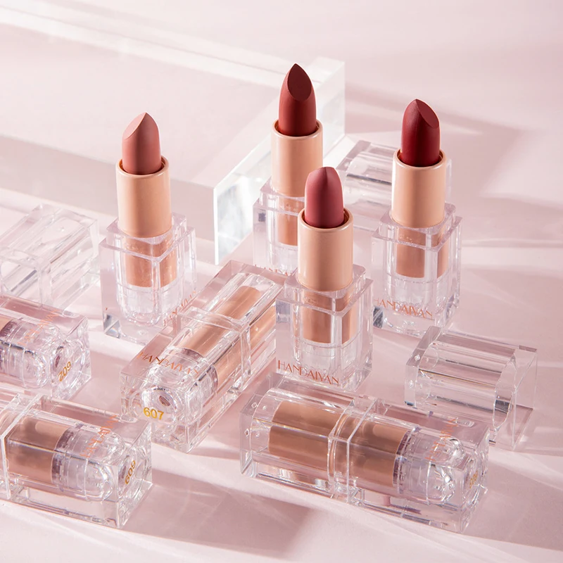 Matte Velvet Liquid Lipstick 6pcs Fashion Easy To Color Lip Gloss Waterproof Long Lasting Moisturizing Lipstick Cosmetics
Matte Velvet Liquid Lipstick 6pcs Fashion Easy To Color Lip Gloss Waterproof Long Lasting Moisturizing Lipstick Cosmetics