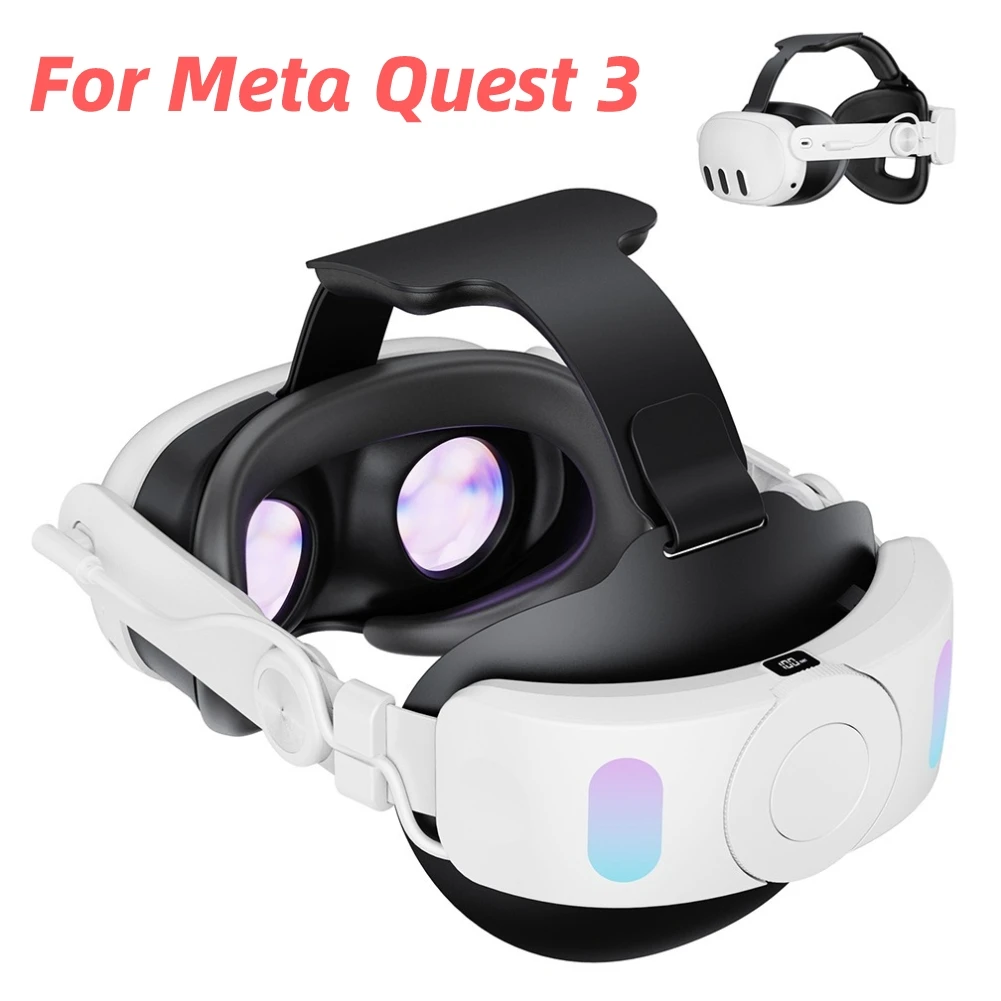 Adjustable Head Strap For Meta Quest 3 Headset Battery Head Strap Compatible with Oculus Quest3 Elite Halo Strap 6000mAh Battery
Adjustable Head Strap For Meta Quest 3 Headset Battery Head Strap Compatible with Oculus Quest3 Elite Halo Strap 6000mAh Battery