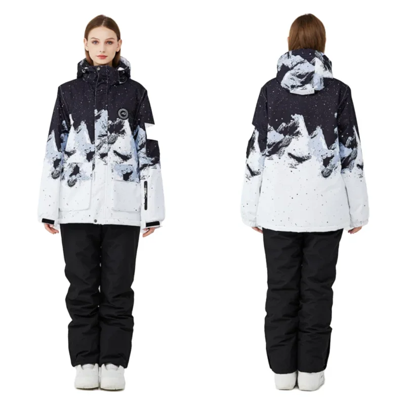 2024 New Men's Women's Ski Suit Winter Outdoor Super Warm Windproof Waterproof Snowboarding Suit Snow Mountain Jacket Couples
2024 New Men's Women's Ski Suit Winter Outdoor Super Warm Windproof Waterproof Snowboarding Suit Snow Mountain Jacket Couples