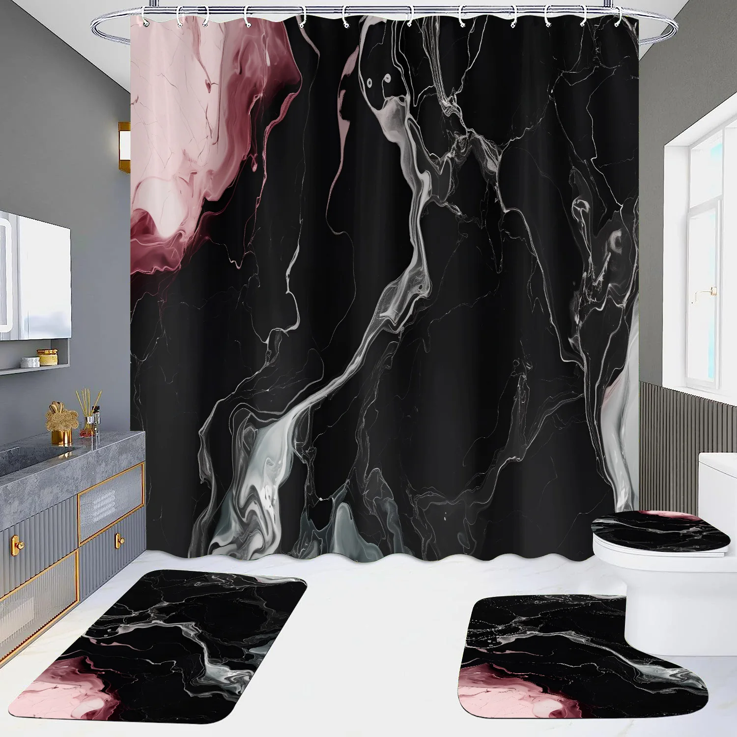 2024 New Vast Universe Pattern Waterproof Non perforated Bathroom Hotel Partition Shower Curtain
2024 New Vast Universe Pattern Waterproof Non perforated Bathroom Hotel Partition Shower Curtain