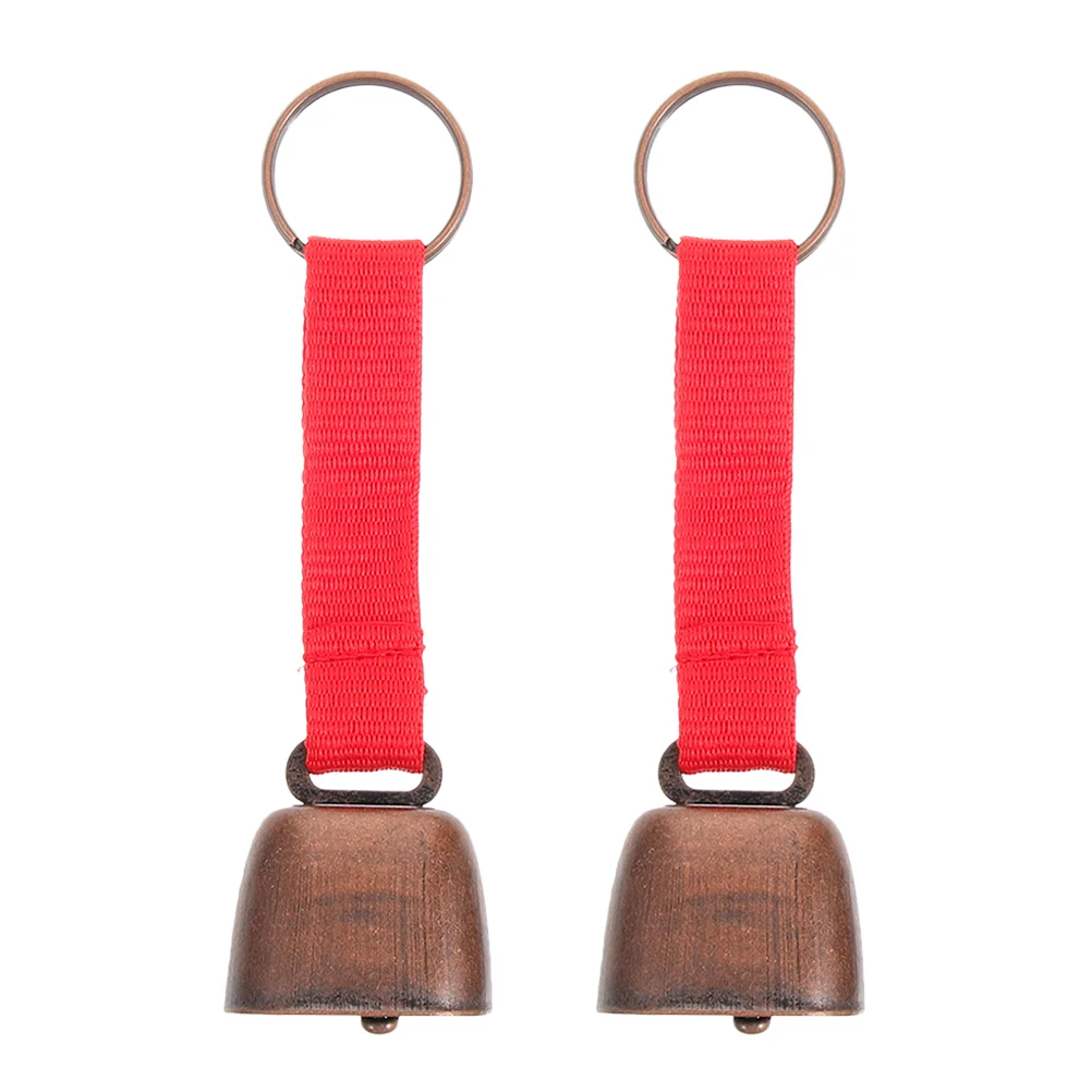 

2 Pcs Outdoor Camping Accessories Bear Bells Anti Lost Cow Hanging Accessories for Hiking Cattle Ribbon Climbing