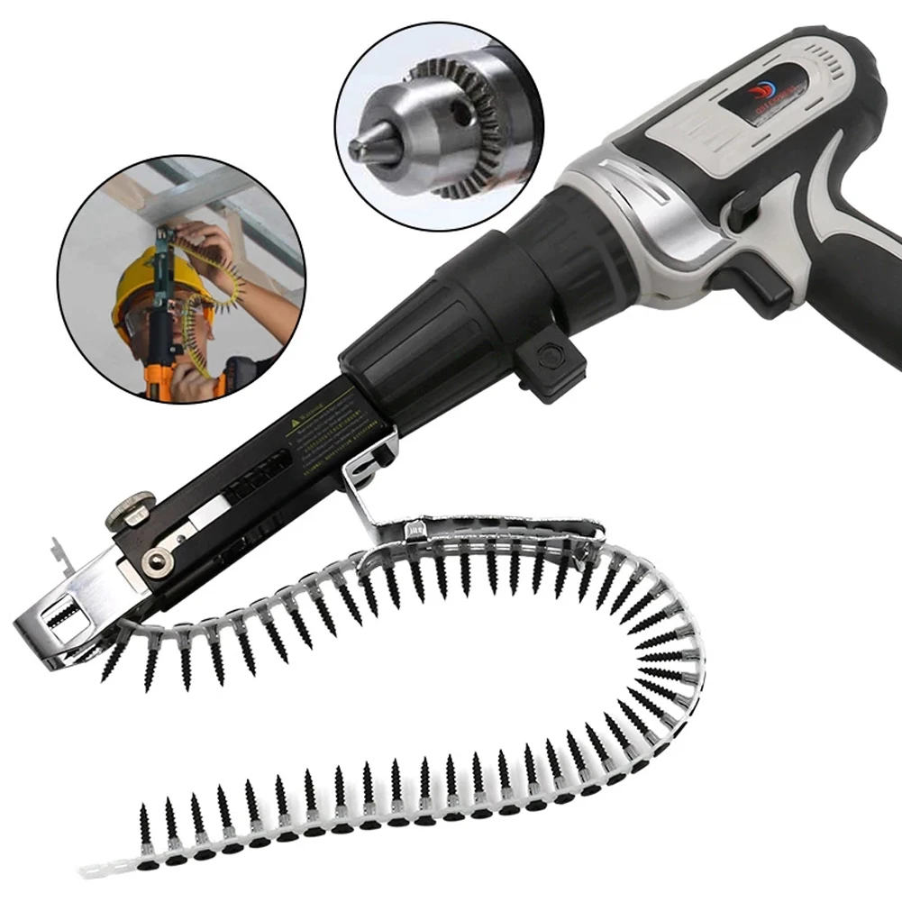 1 Set Automatic Chain Screw Nail Adapter Chain Nail Woodworking Tool For Electric Drill Power Tools Parts & Accessories
1 Set Automatic Chain Screw Nail Adapter Chain Nail Woodworking Tool For Electric Drill Power Tools Parts & Accessories