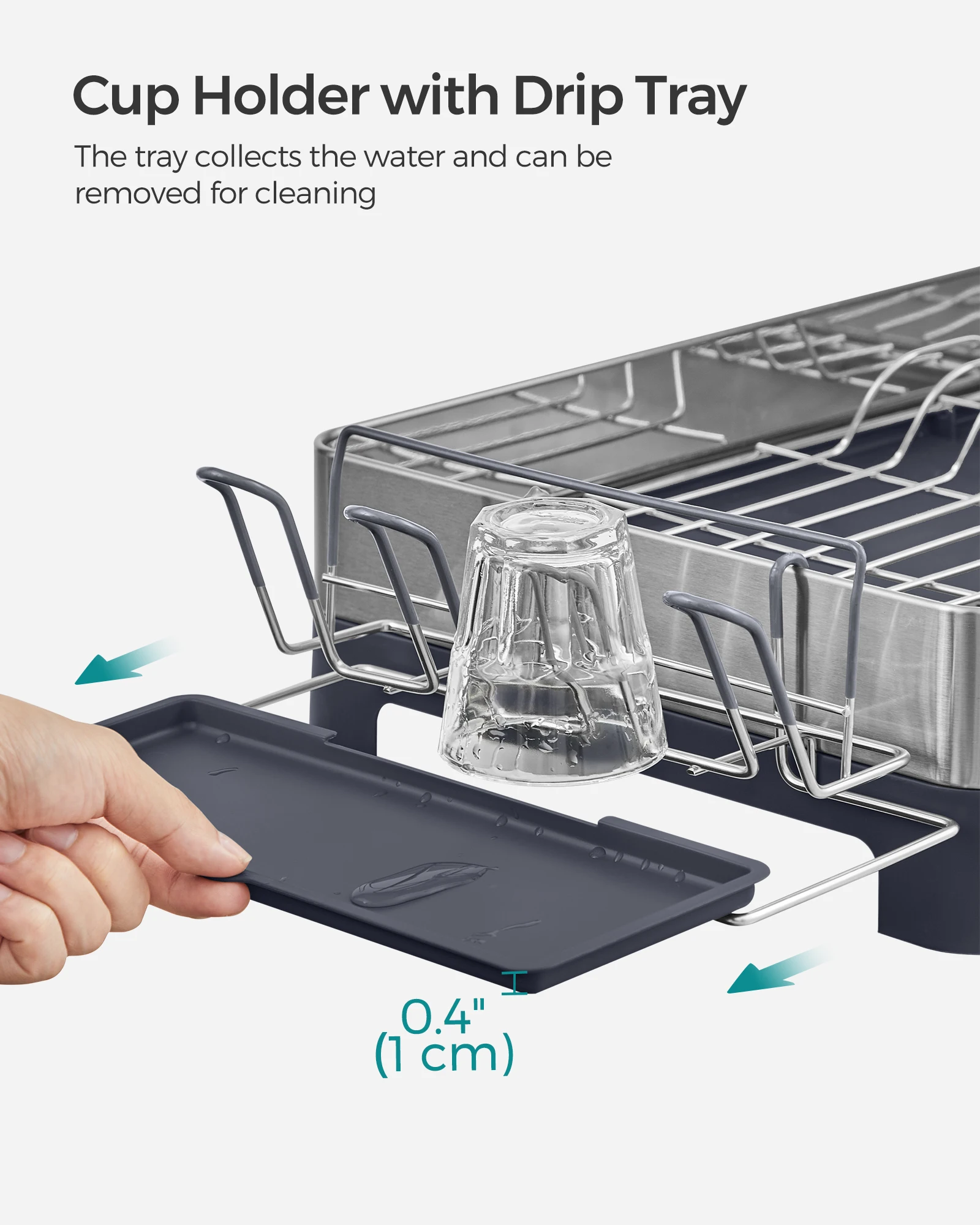Large Dish Drying Rack, Premium Stainless Steel Dish Rack with Rotatable Spout, Fingerprint-Resistant Dish Drainers 7 Mallzona S651009bc985348c7b7bd2f5ae196f2843 Large Dish Drying Rack, Premium Stainless Steel Dish Rack with Rotatable Spout, Fingerprint-Resistant Dish Drainers Mallzona