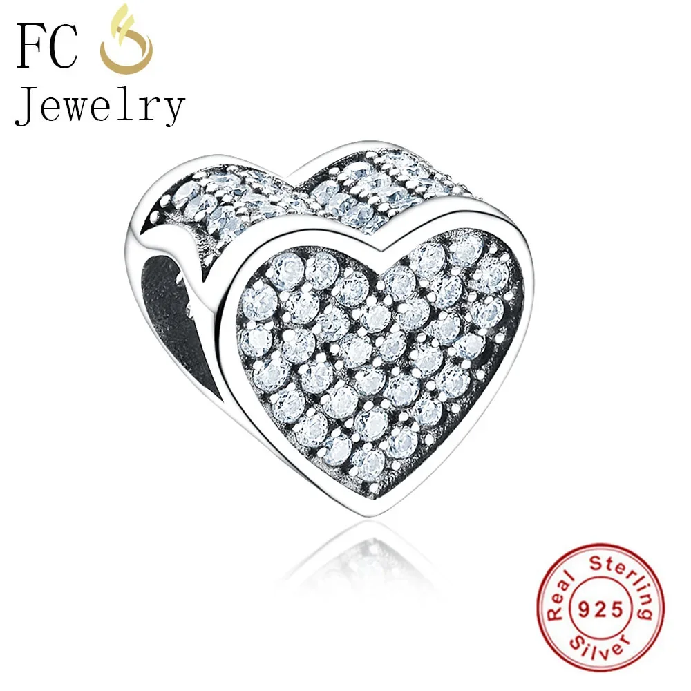 FC Jewelry Fit Original Brand Charms Bracelet 925 Sterling Silver Heart Pave Cubic Zirconia Beads Making Reflexion Berloque DIY
FC Jewelry Fit Original Brand Charms Bracelet 925 Sterling Silver Heart Pave Cubic Zirconia Beads Making Reflexion Berloque DIY