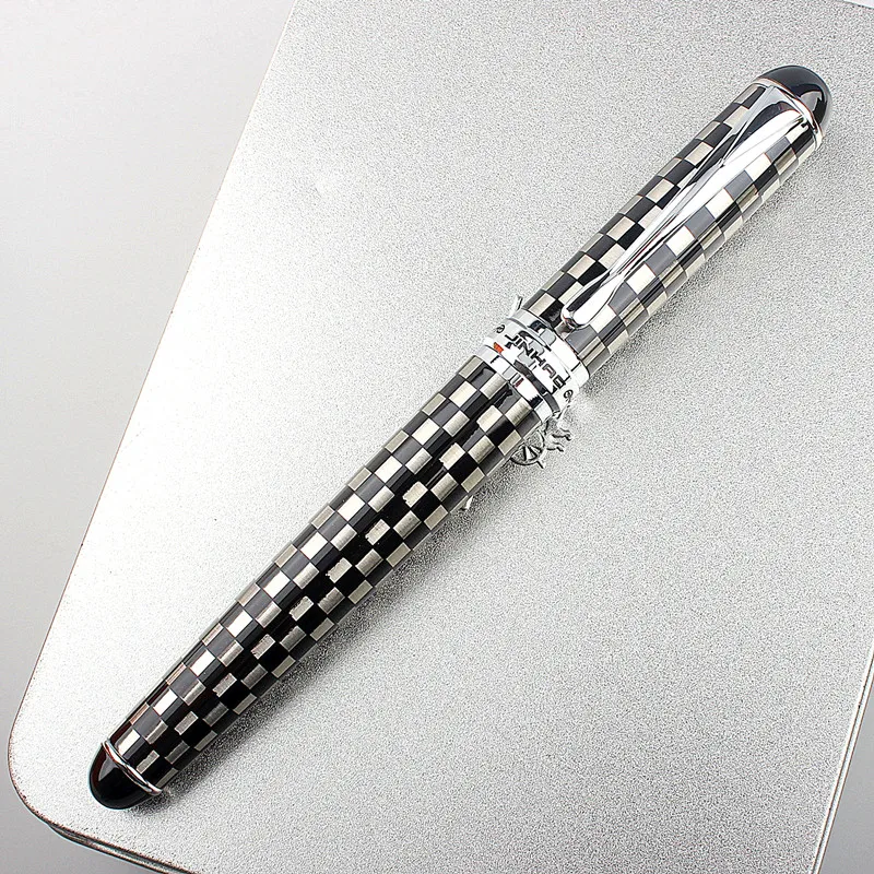 JINHAO 750 Pen Business Writing Supplies Grey 0.7 mm Nib gel Pen Chess boad roller ball pen luxury Writing ink black Refill
JINHAO 750 Pen Business Writing Supplies Grey 0.7 mm Nib gel Pen Chess boad roller ball pen luxury Writing ink black Refill